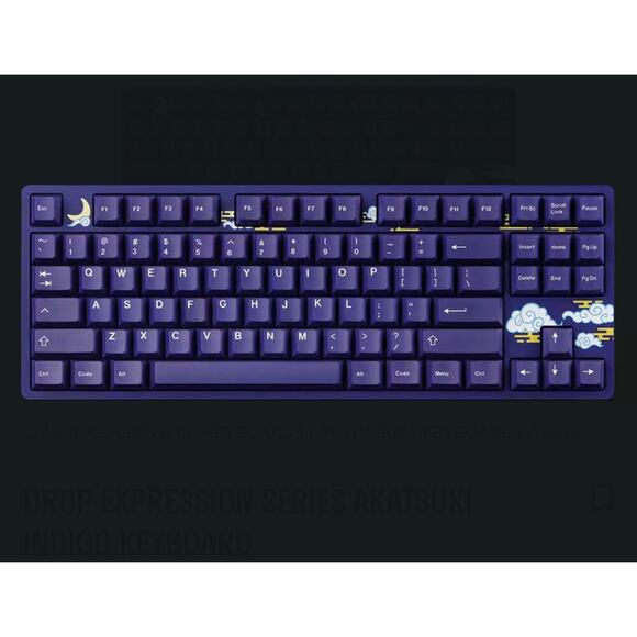 DROP EXPRESSION SERIES AKATSUKI INDIGO KEYBOARD - Picture 1 of 14